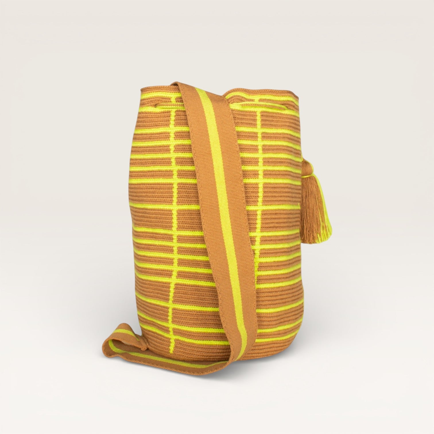Striped backpack | Pistachio