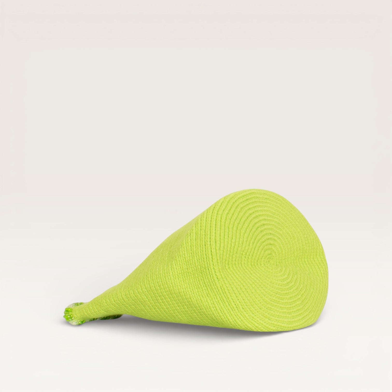 Solid top-handle bag | Lime
