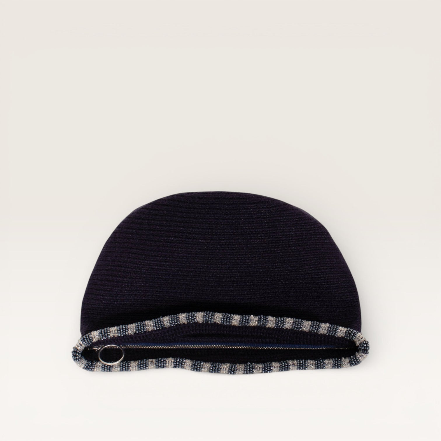 Solid top-handle bag | Midnight