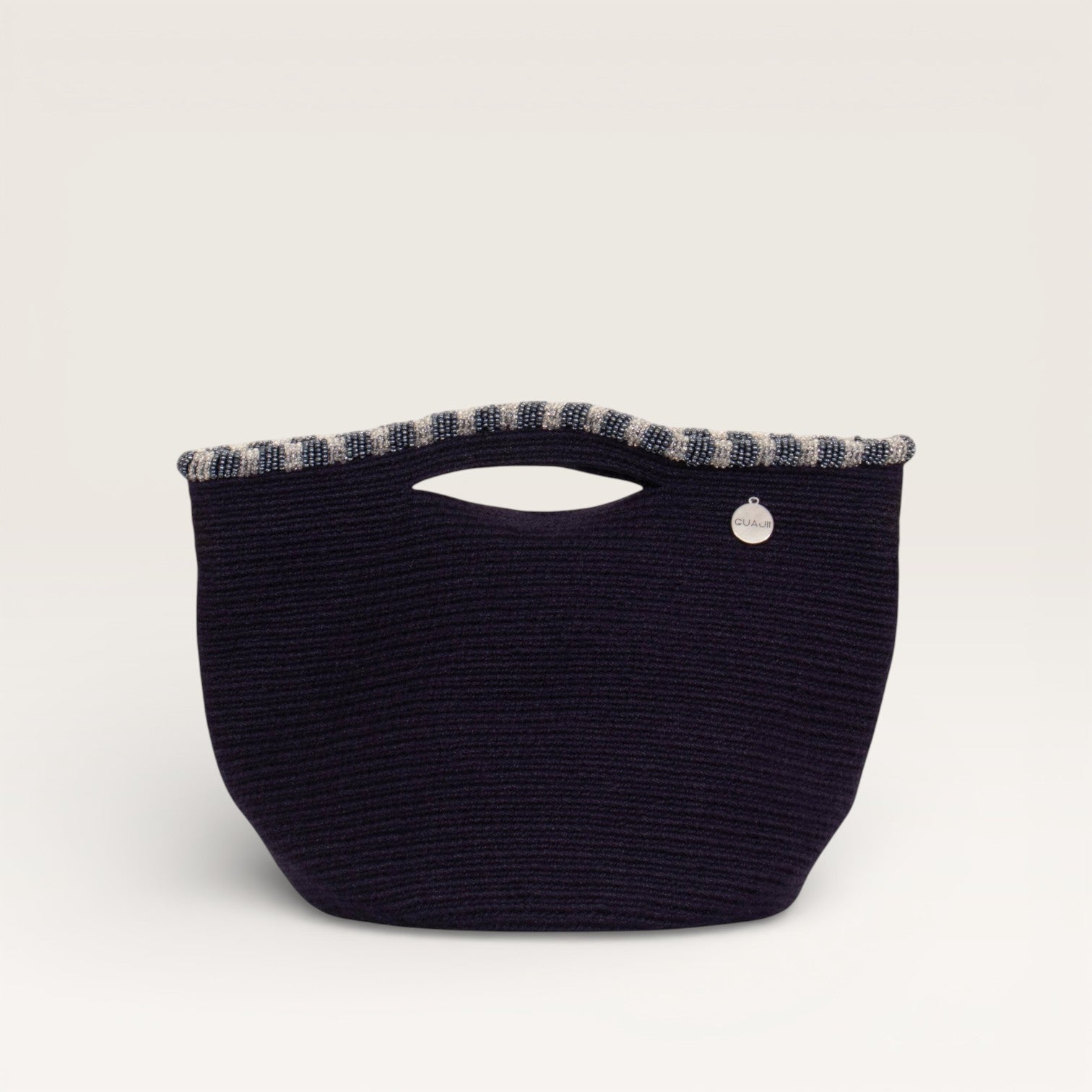 Solid top-handle bag | Midnight